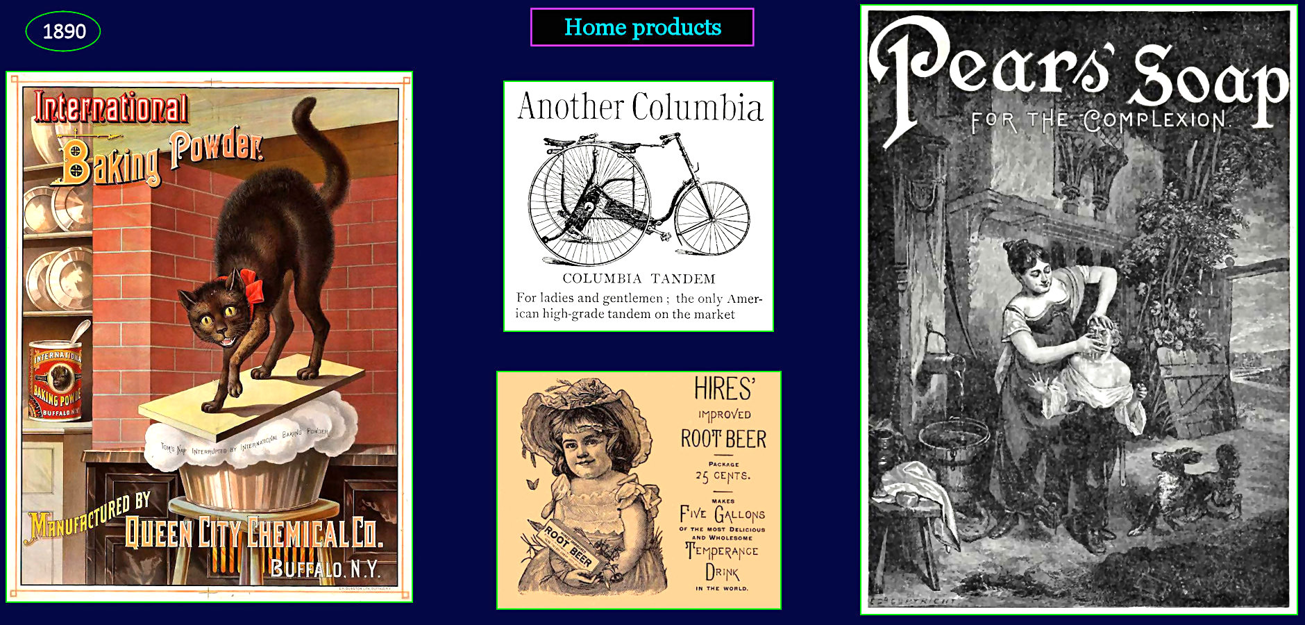Home products made special, 1890